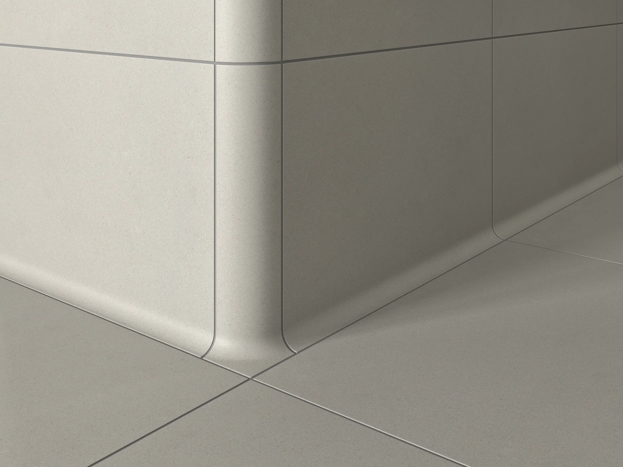 Porcelánico Técnico — Ángulo exterior liso ANEXBC20 · Rodapié sanitario liso RO30BC20