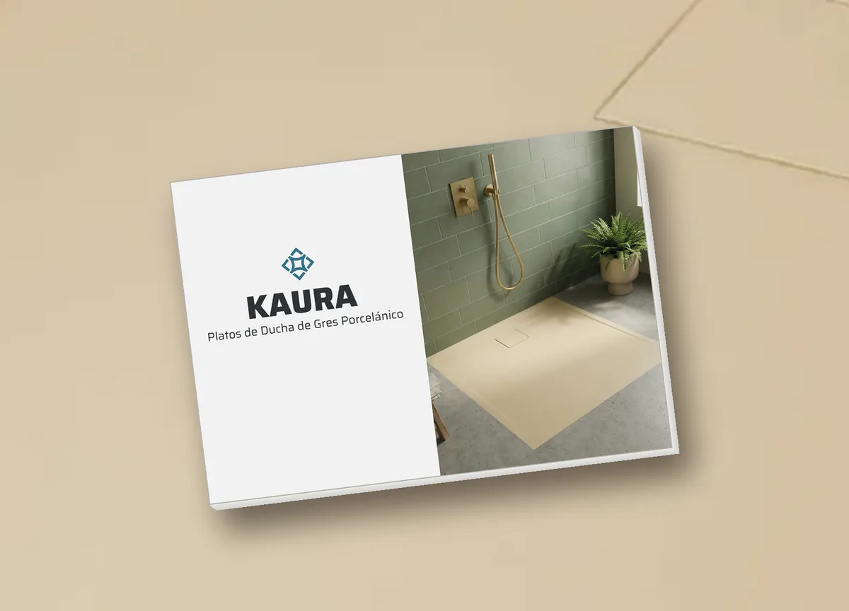 Catálogo Kaura 2026 de platos de ducha